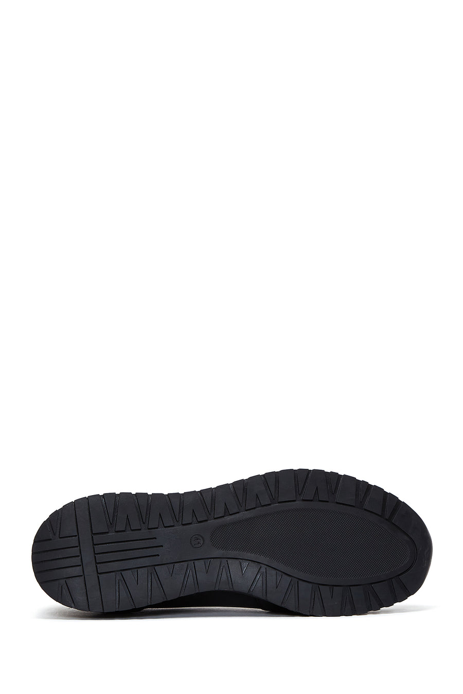 Men's Black Leather Casual Sneaker