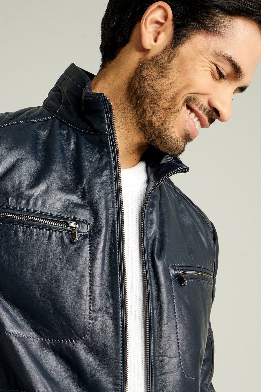 Bill Men's Navy Blue Coat