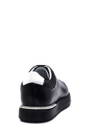Erkek Siyah Deri Sneaker | Derimod