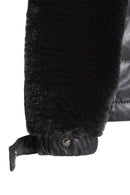 Alabama Women's Black Hooded Teddy Coat | Derimod