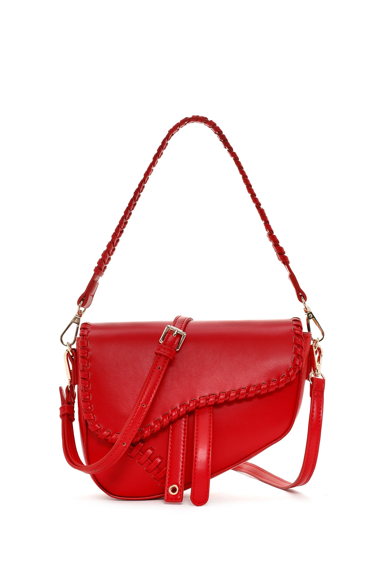 Women's Red Long Strap Shoulder Bag 24SBD291518 | Derimod