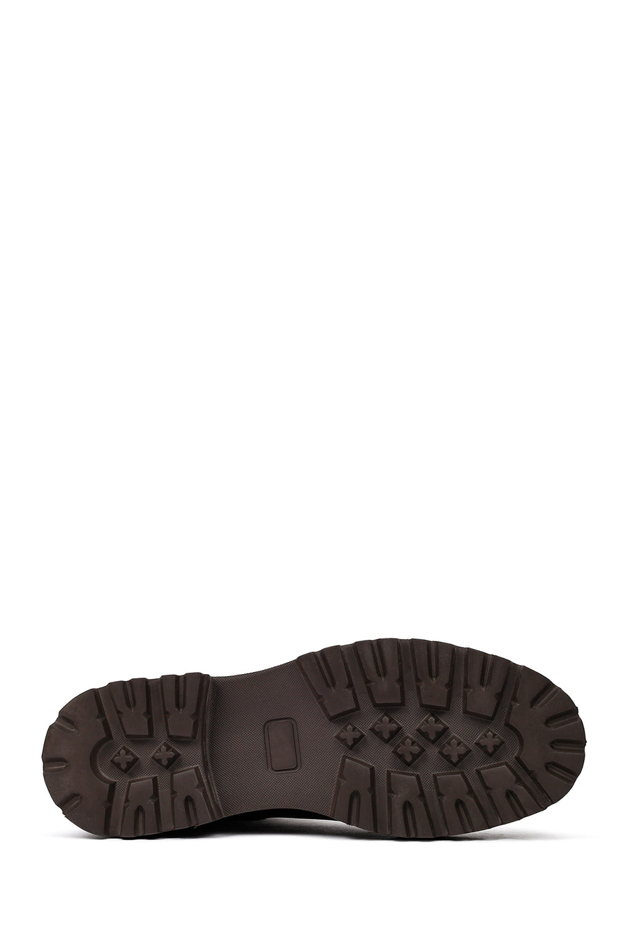 Male Brown Thick-Soled Leather Chelsea Boots