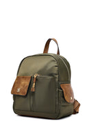 Woman Green Fabric Backpack | Derimod