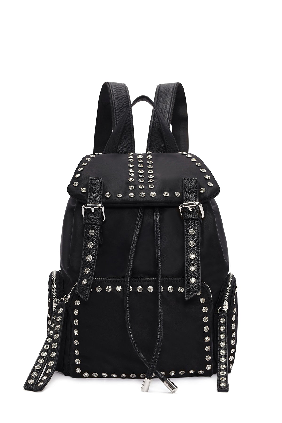 Women's Black Fabric Backpack 24SBD25666F | Derimod