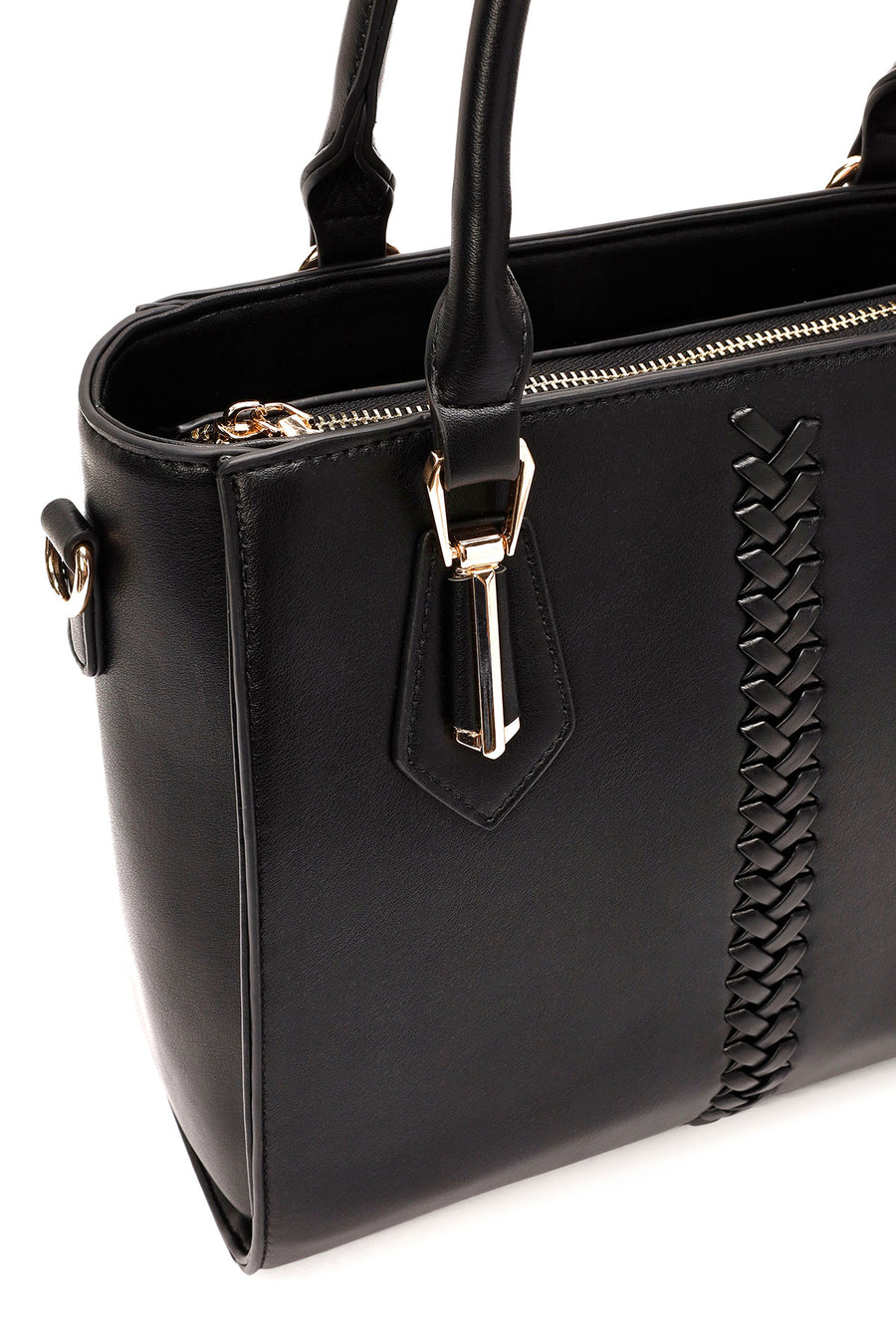 Women's Black Long Strap Shoulder Bag