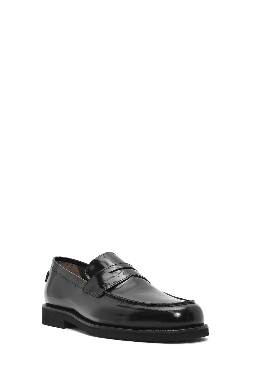 Men's Black Leather Classic Loafer
