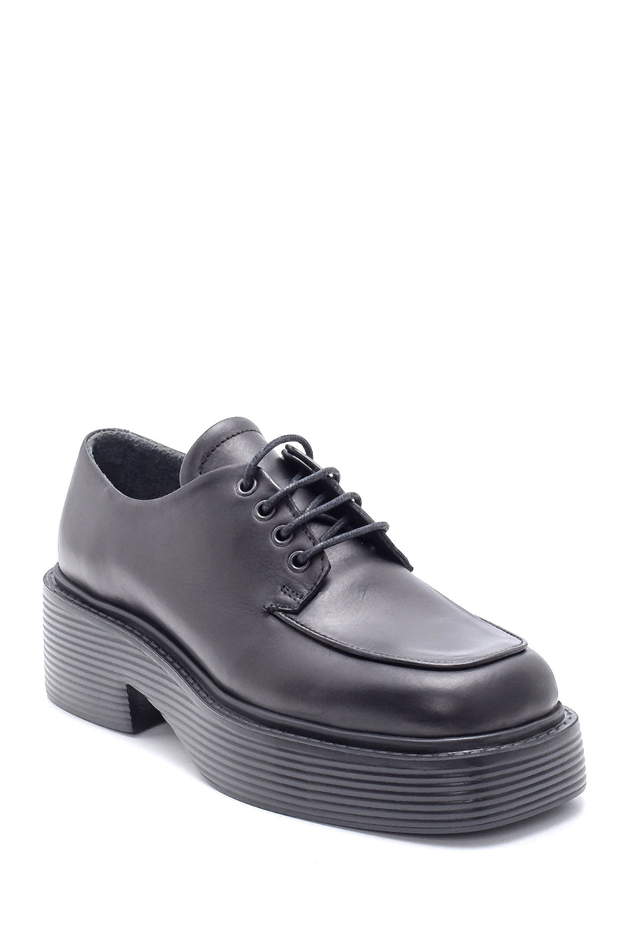 Women's Leather High-Sole Casual Shoes 20WFD240818 | Derimod