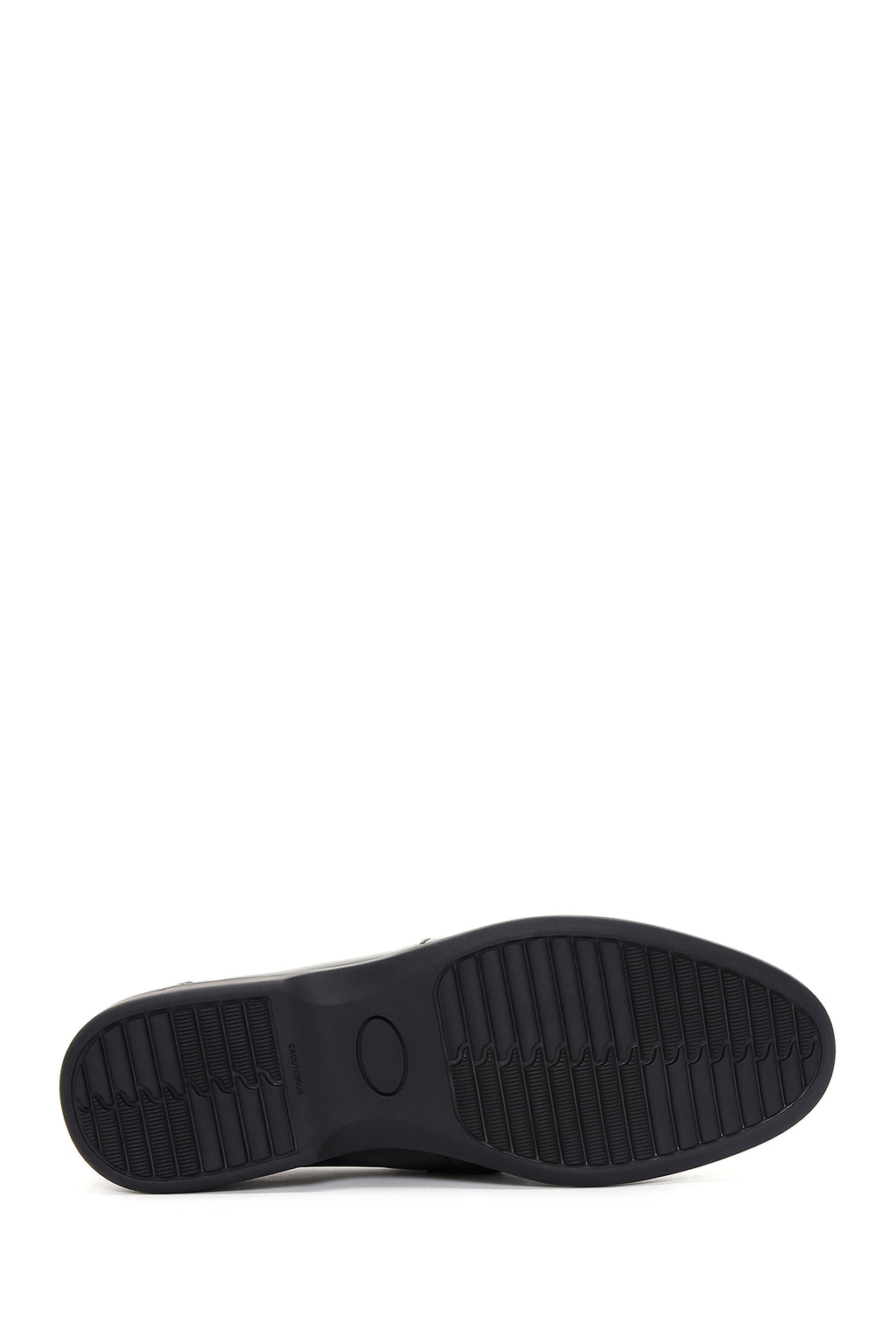 Erkek Siyah Deri Tokalı Klasik Loafer