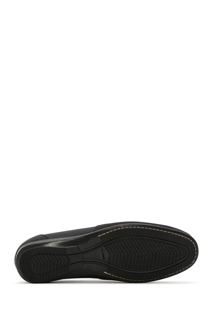 Men's Black Leather Casual Loafer