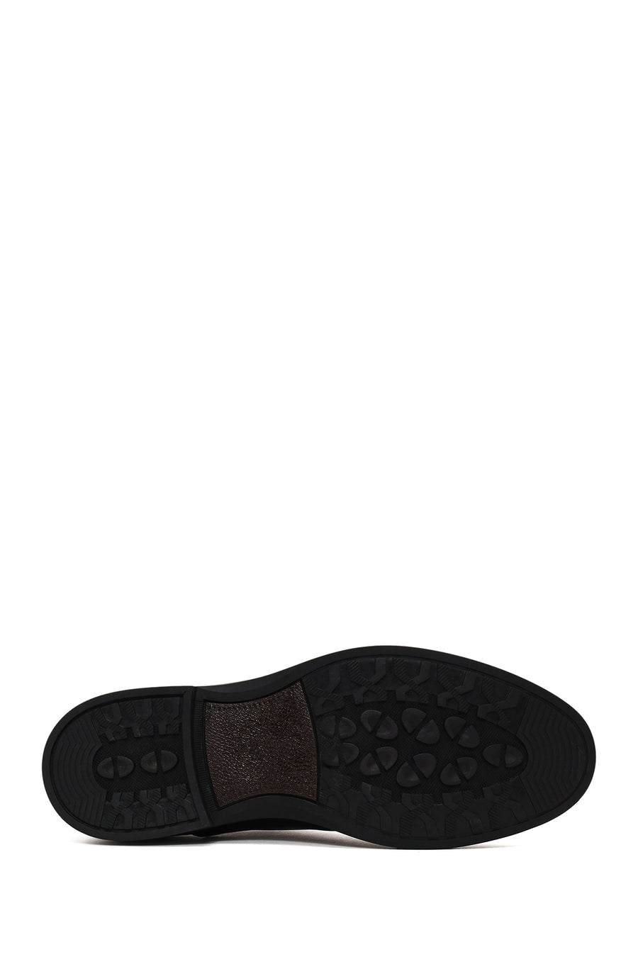 Male Black Lace-up Leather Casual Shoes