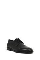 Men's Black Laced Leather Classic Shoes | Derimod