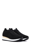 Women's Black Printed Sneaker | Derimod