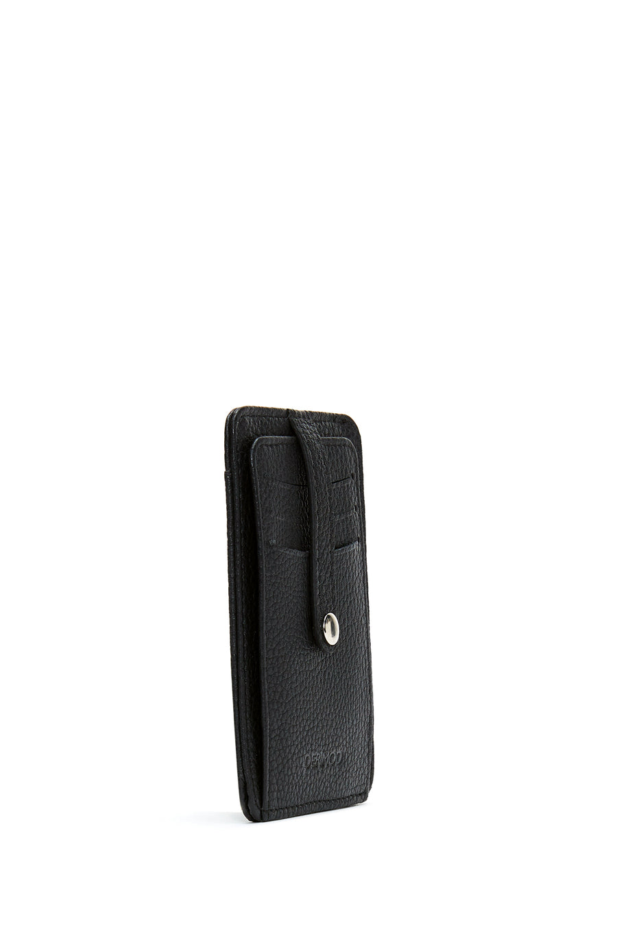 Men's Black Leather Casual Card Holder