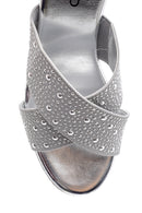 Women's Wedge Heeled Slippers | Derimod