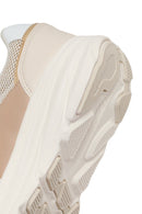 Women's Beige Lace-Up Chunky Sole Sneakers | Derimod