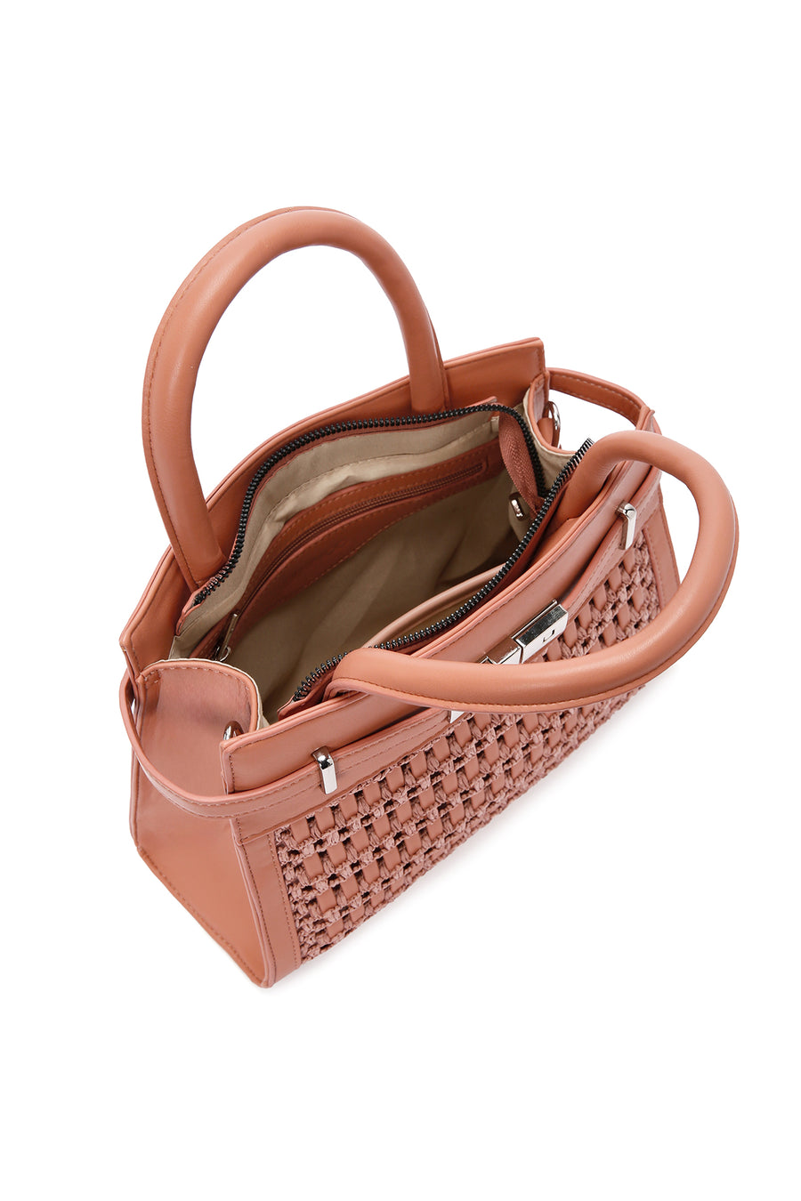 Women's Pink Long Strap Shoulder Bag