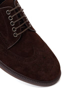 Male Brown Lace-up Suede Casual Shoes | Derimod