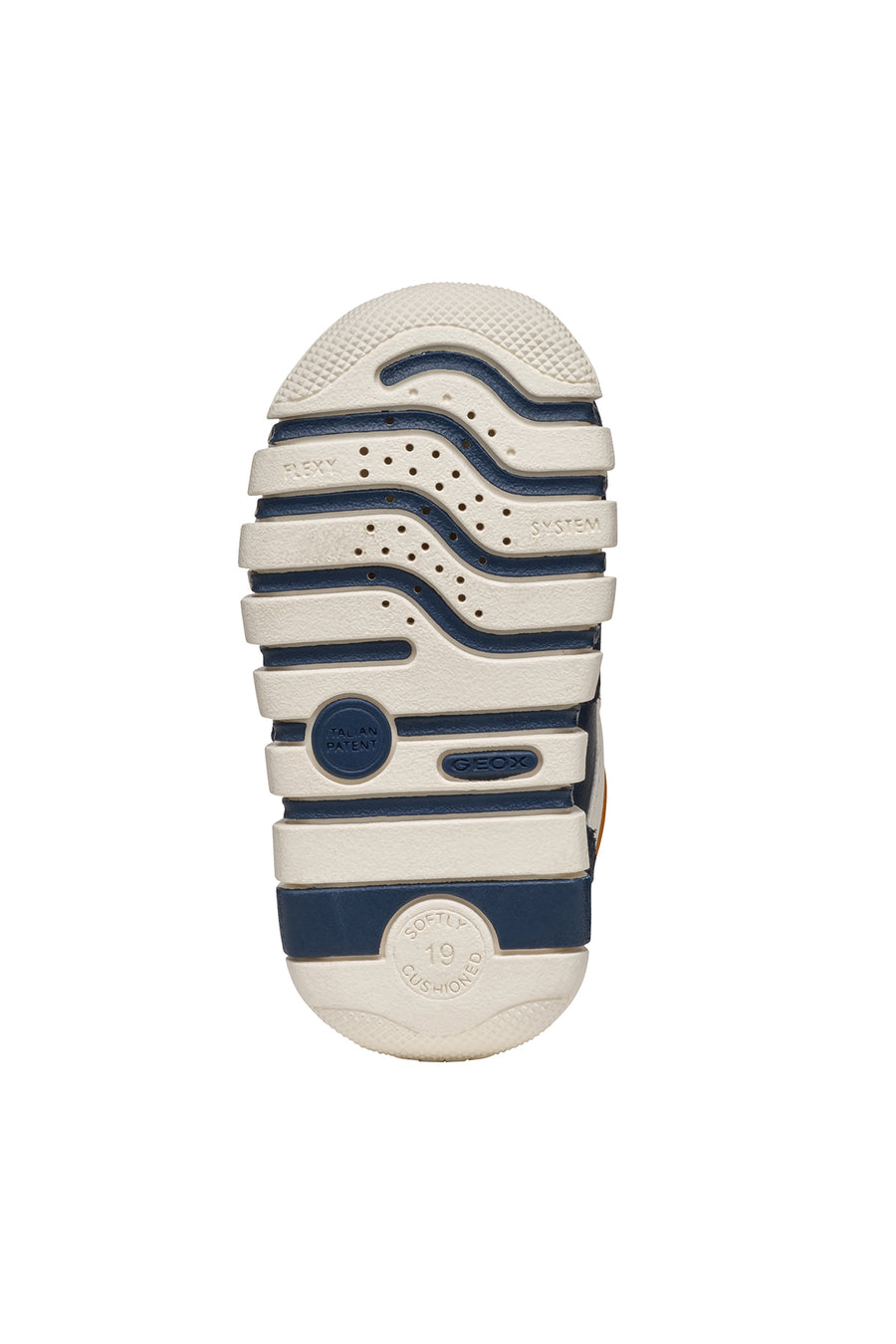 Geox Erkek Bebek Lacivert Iupidoo Bantlı Deri Sneaker