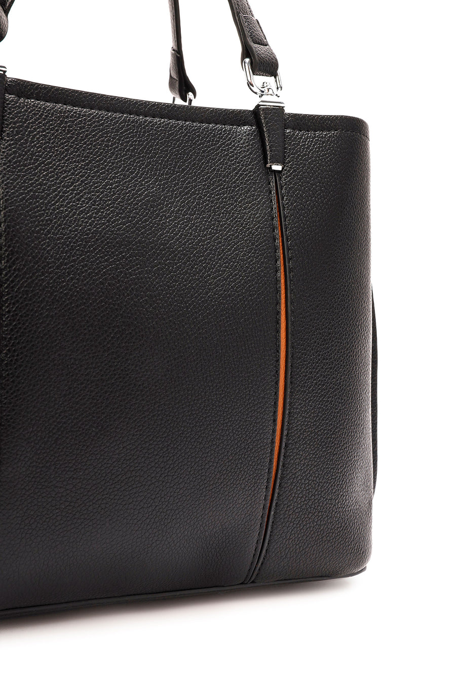 Women's Black Long Strap Shoulder Bag