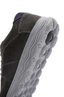 Men's Gray Nubuck Leather Shoes | Derimod