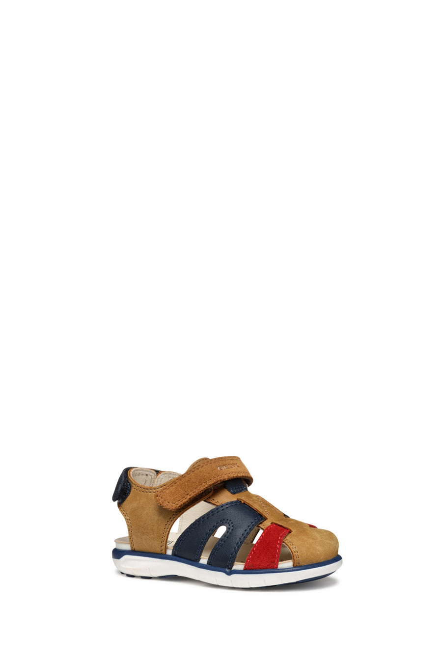 Geox Erkek Bebek Taba B S.Delhi B. A - Wax. Lea + Suede Bantlı Sandalet
