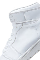 Women's White High Top Sneaker | Derimod