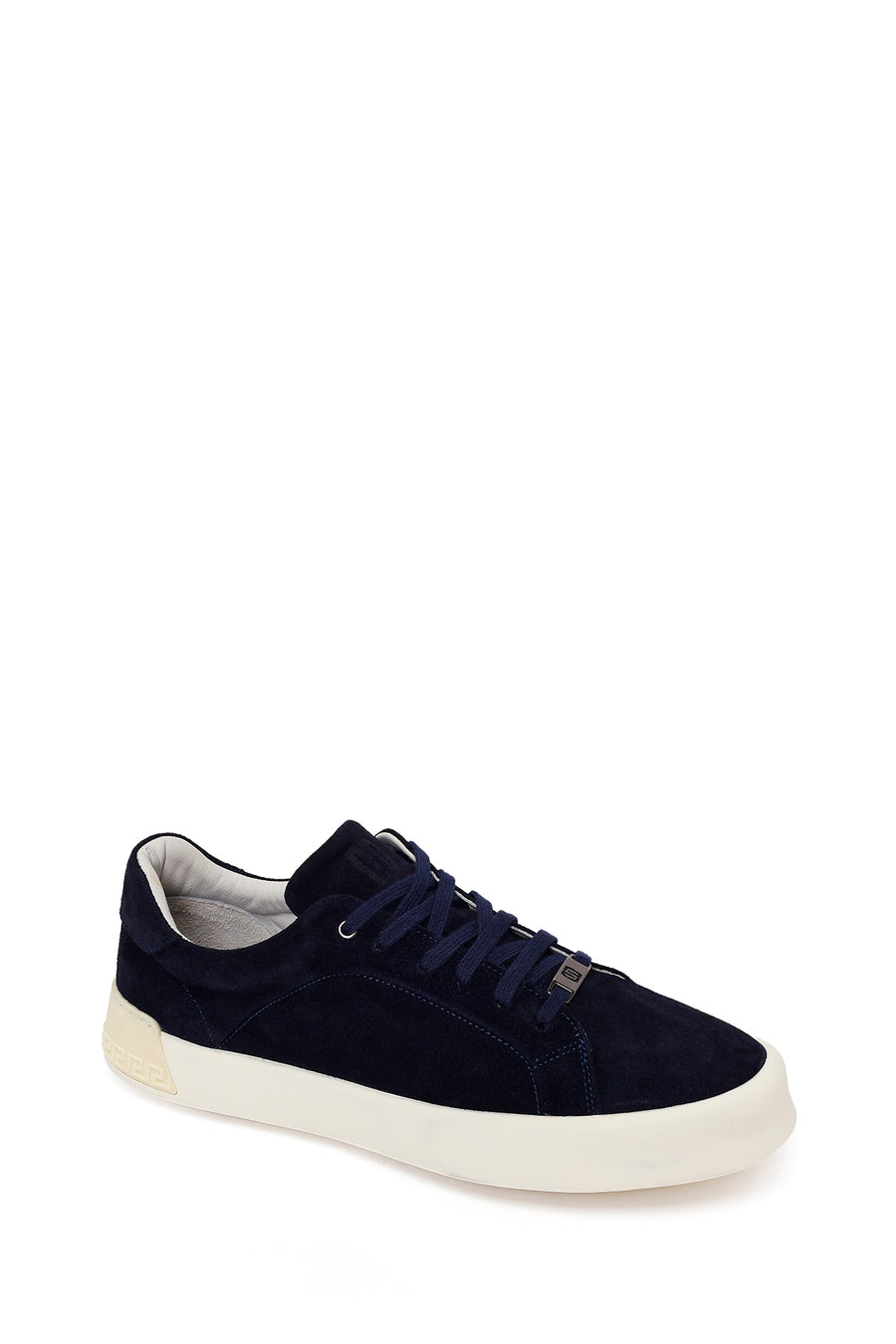Derimod Fly Male Navy Blue Lace-up Suede Leather Sneaker