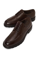Male Brown Lace-up Leather Casual Shoes | Derimod
