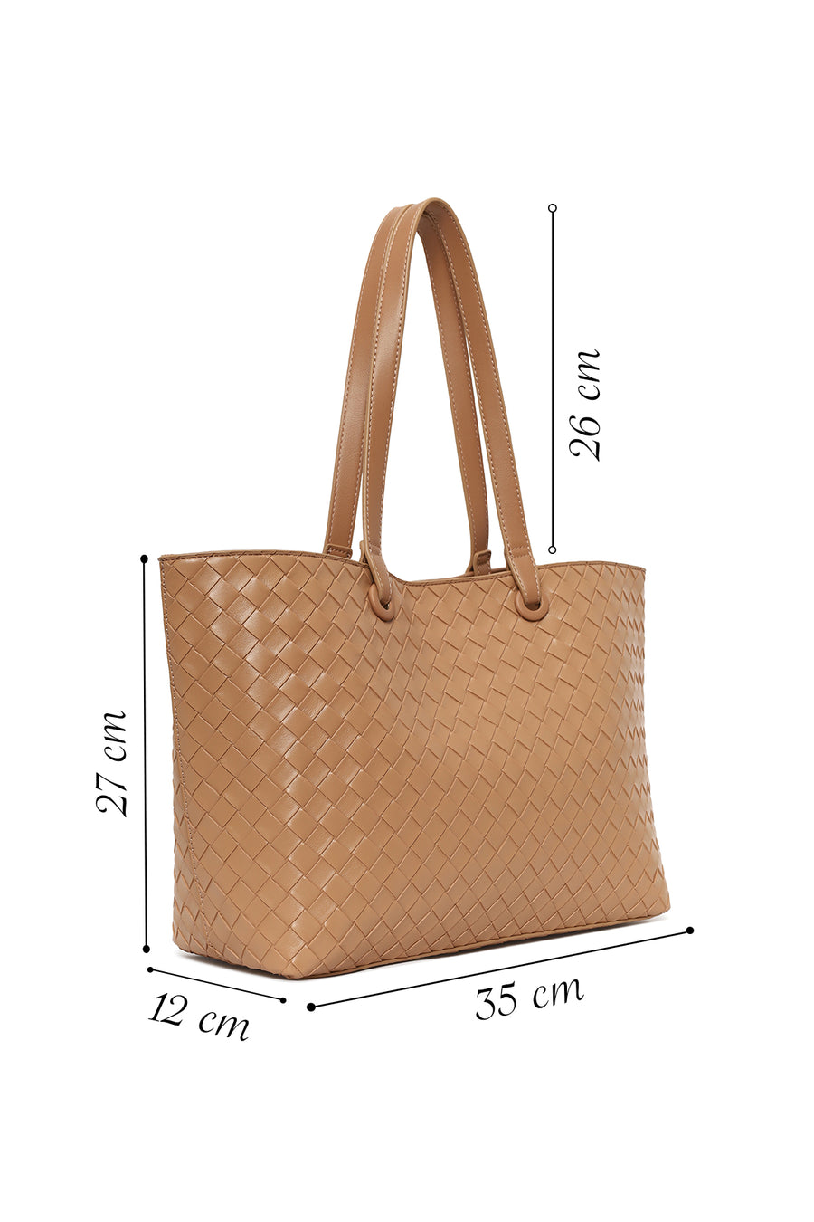 Woman Beige Printed Shoulder Bag