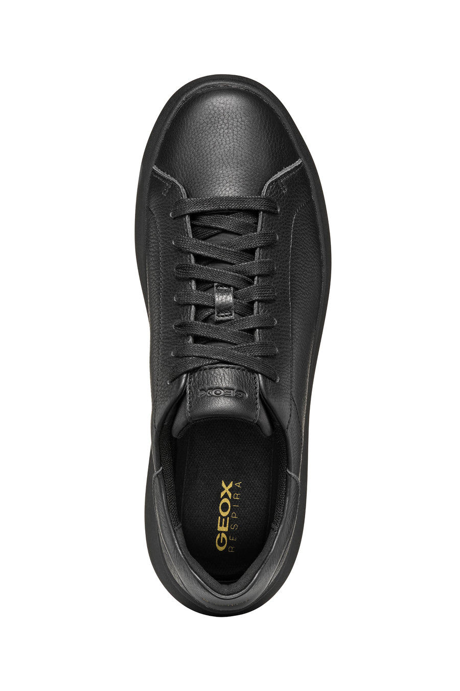Geox erkek Siyah Spherica Ec4.1 Bağcıklı Deri Sneaker