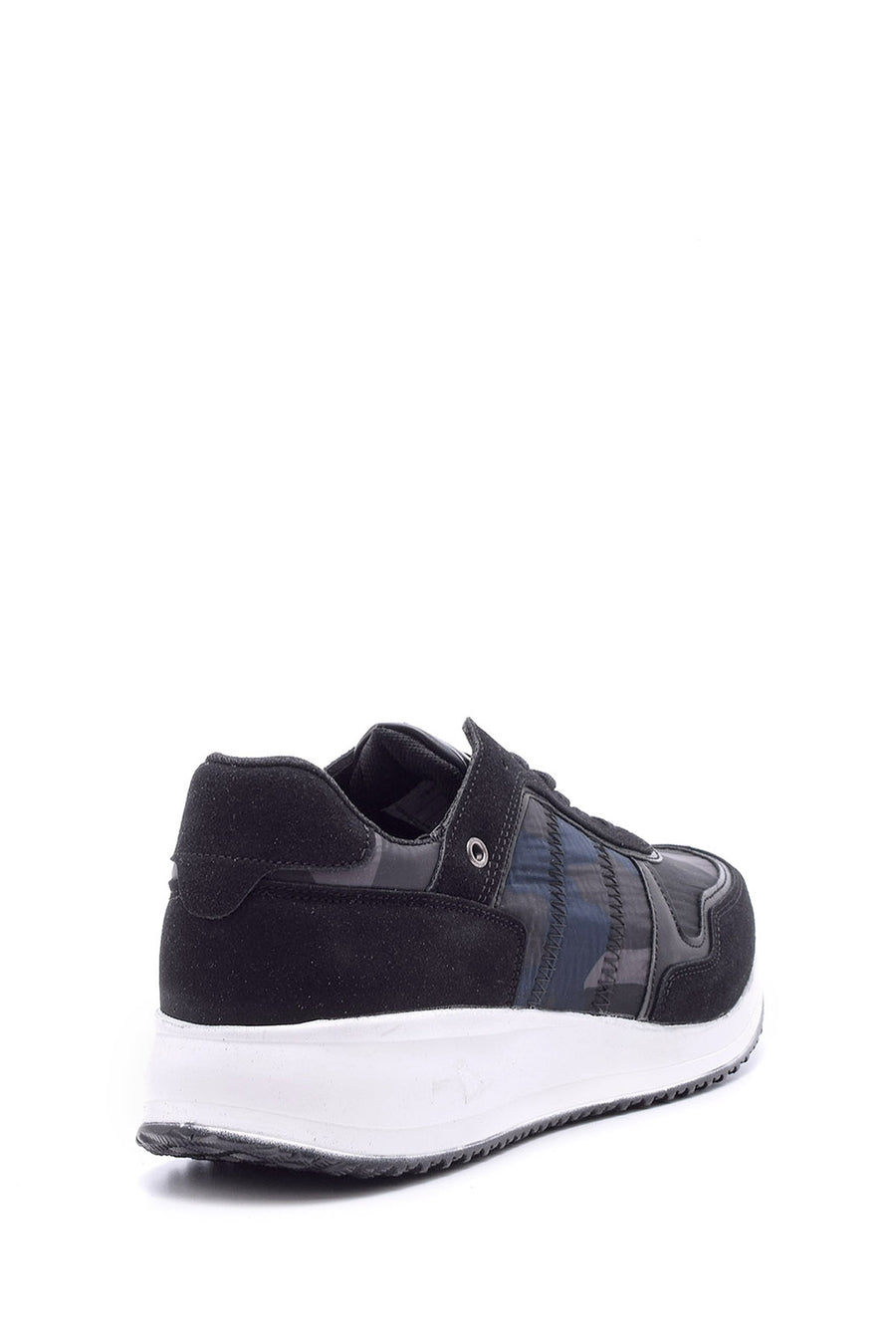 Men's High-Sole Leather Sneaker