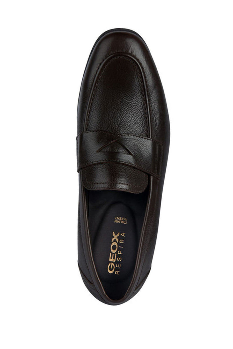 Geox Erkek Kahverengi Sapienza Deri Loafer