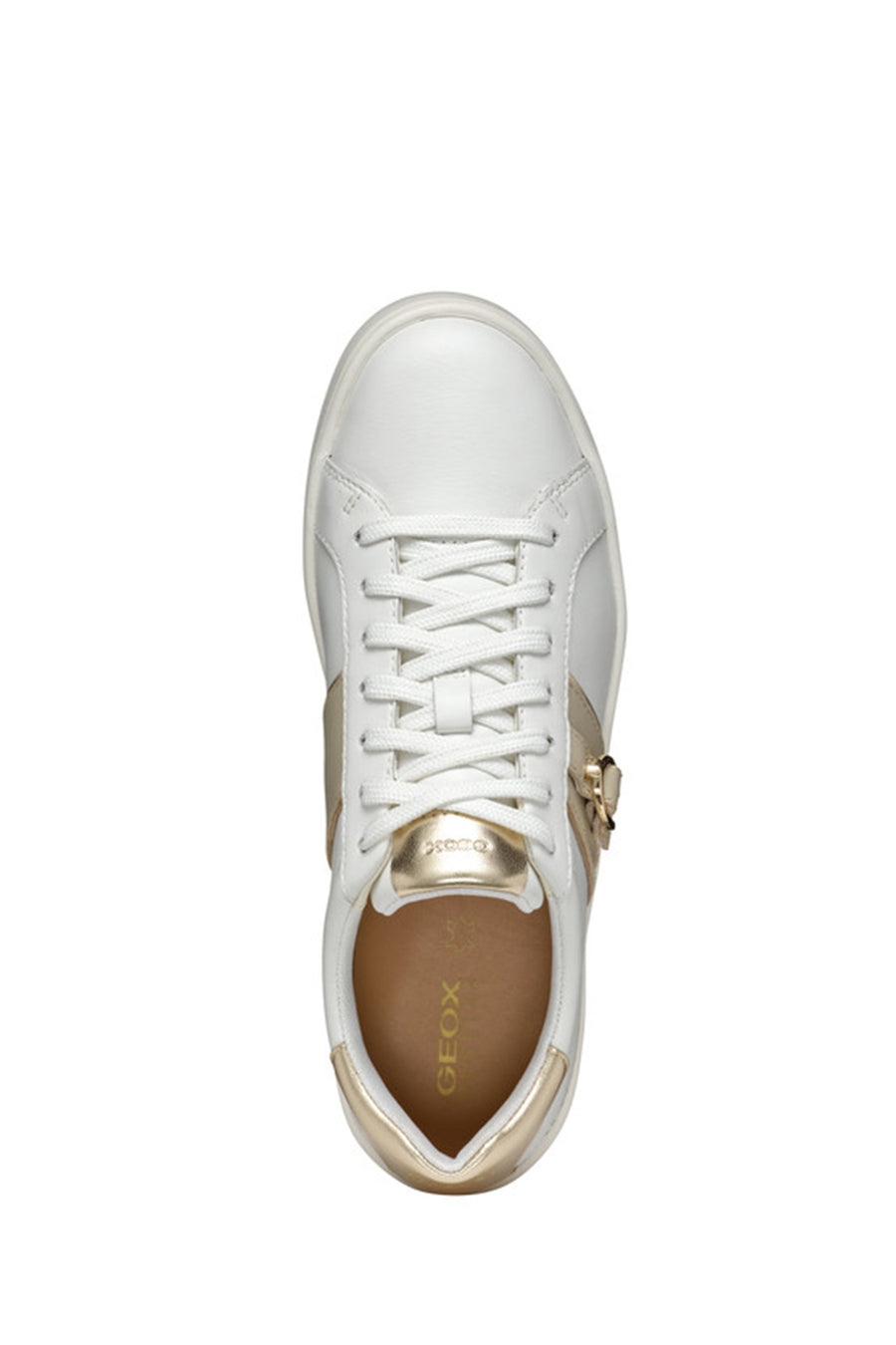 Geox Women's Mink D Spherica Ecub - 1 A - Nappa Laced Leather Sneaker