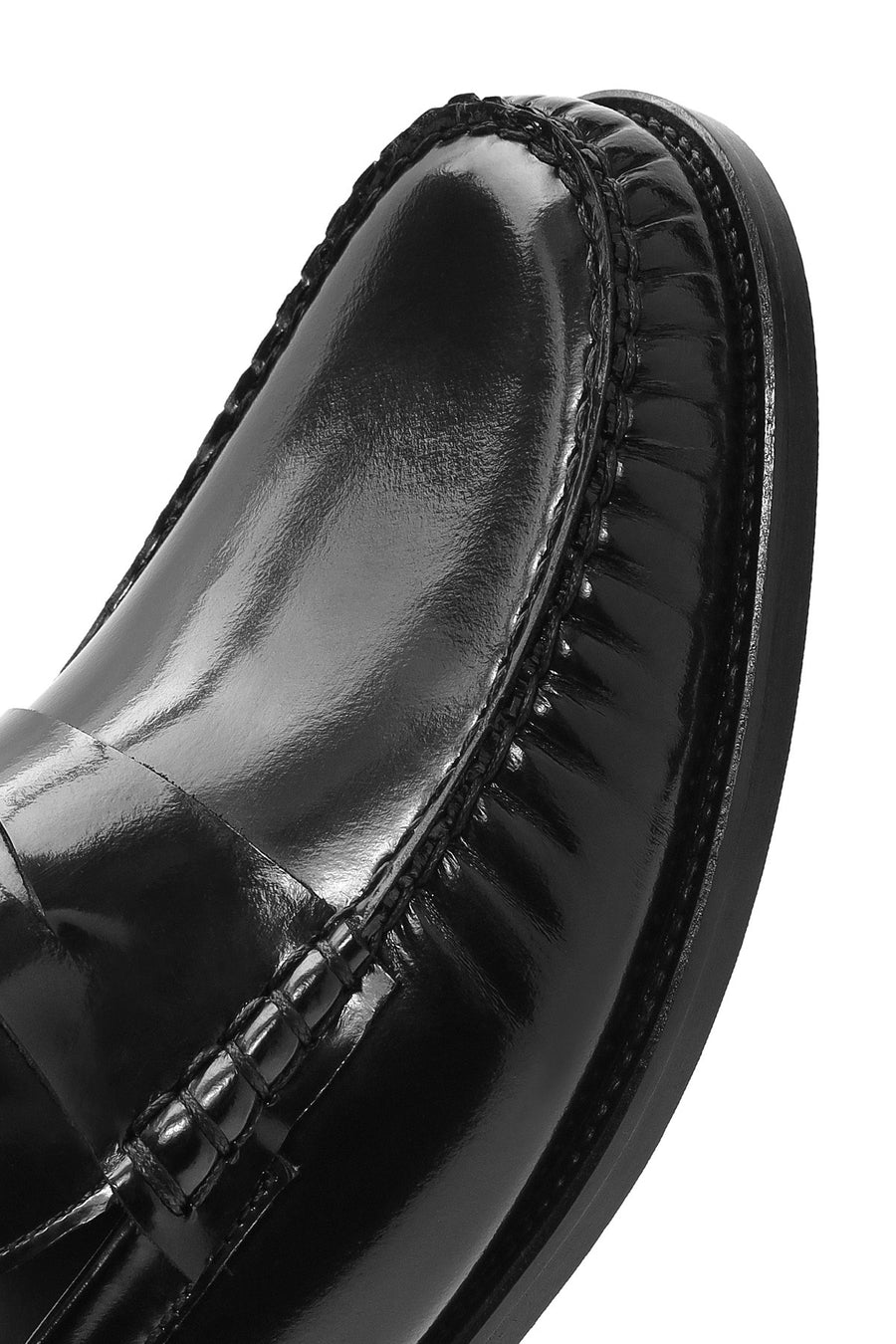 Men's Black Leather Classic Loafer