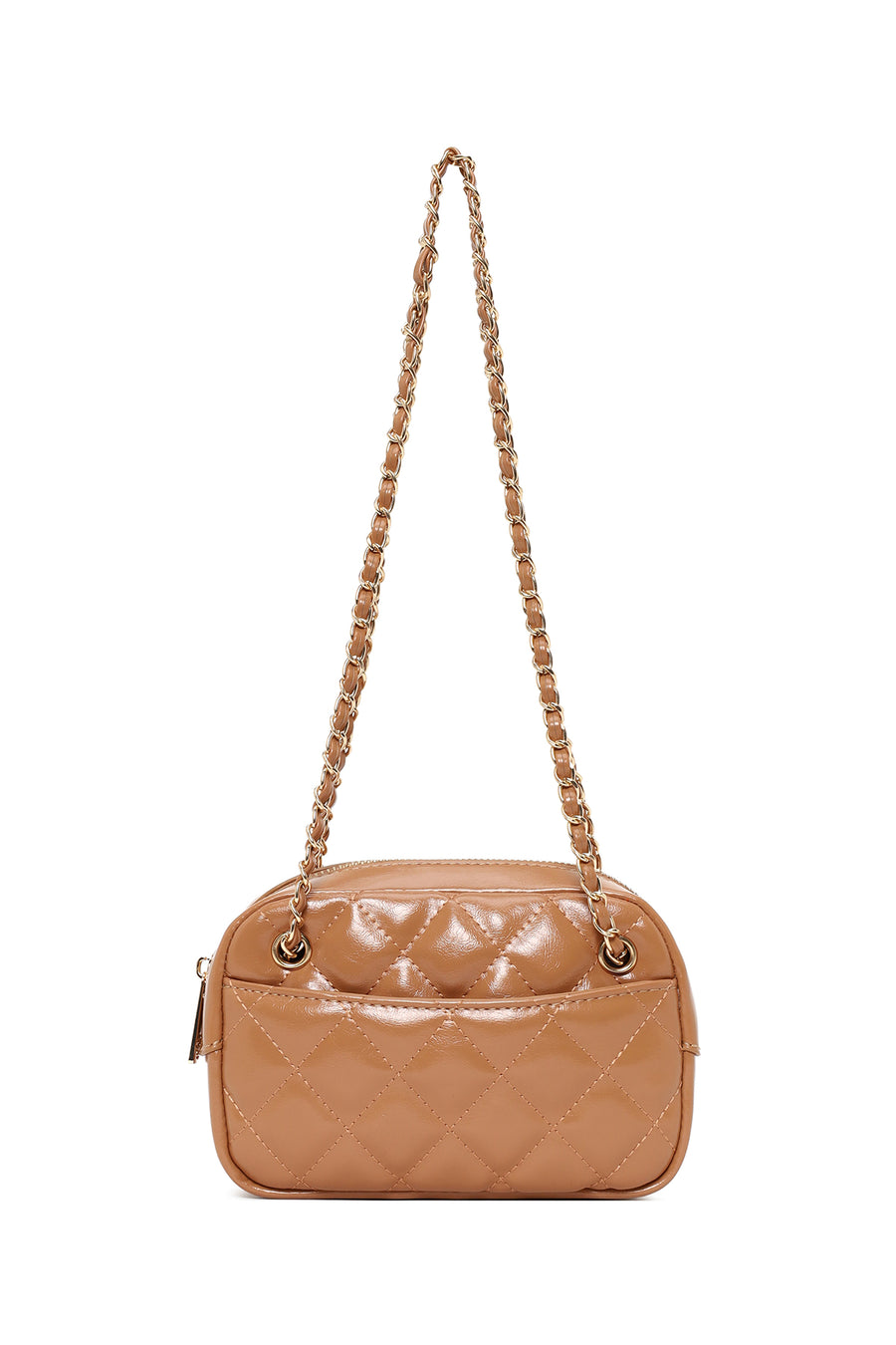 Woman Beige Quilted Crossbody Bag 26PBD2921KP | Derimod