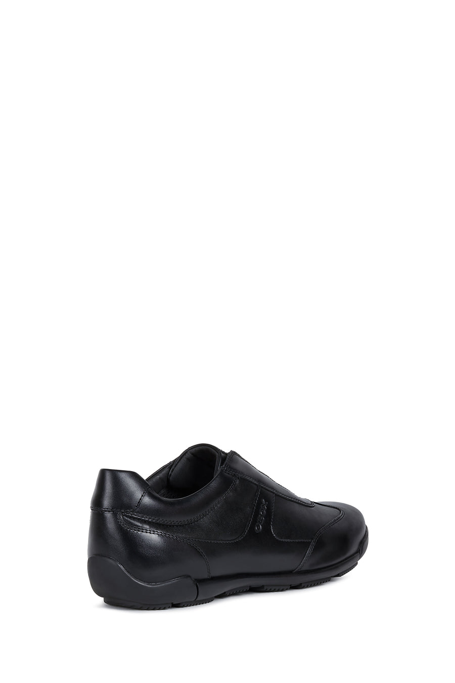 Geox Men's Black U Edgeware B Leather Sneakers