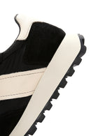 Men's Black Suede Leather Detailed Sneaker | Derimod