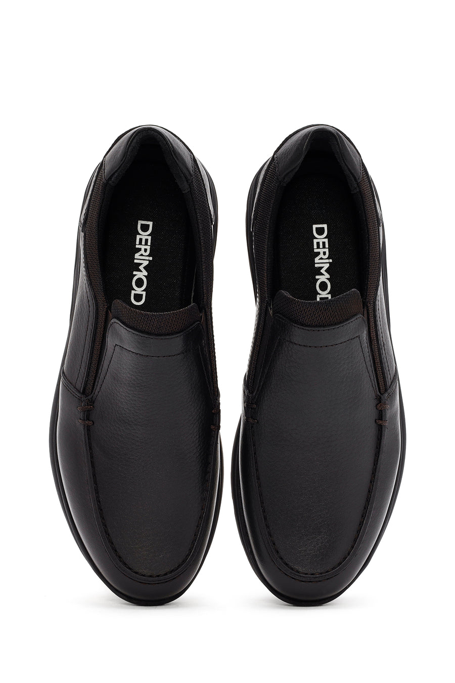 Men's Black Leather Comfort Loafer