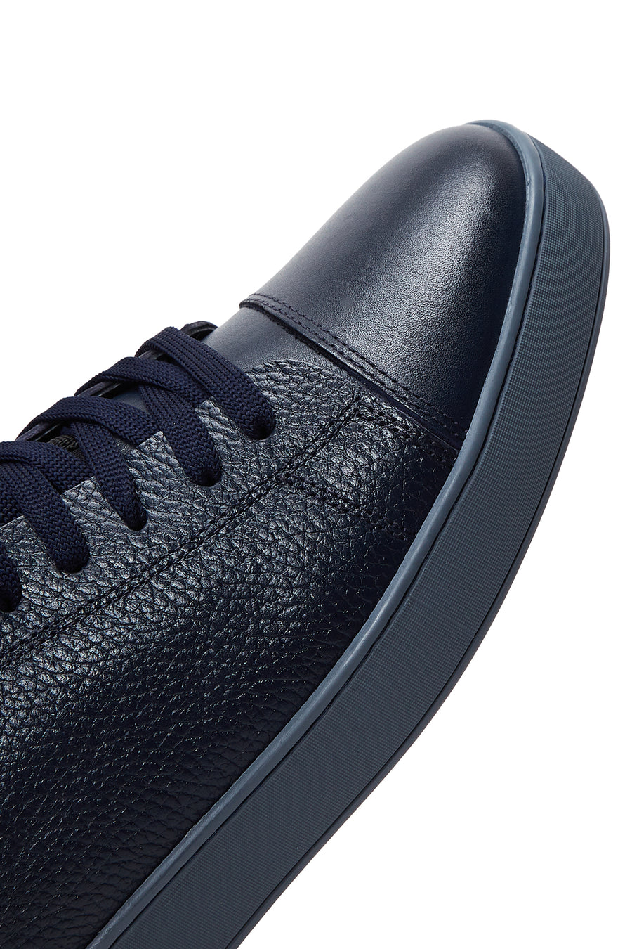 Men's Navy Blue Leather Sneaker