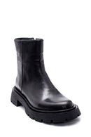 Kadın Deri Mat Fermuarlı Bot | Derimod