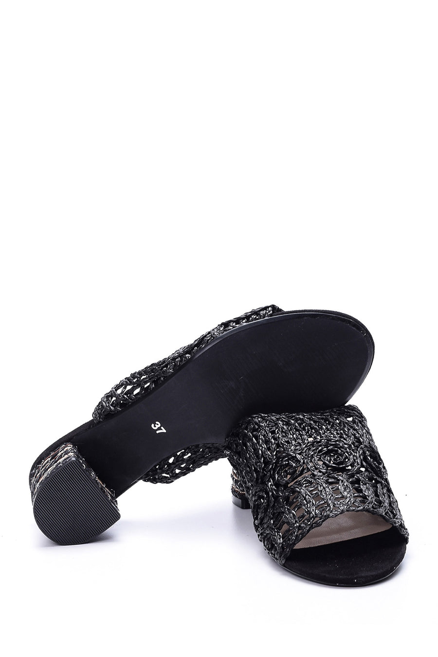 Women's Black Slippers