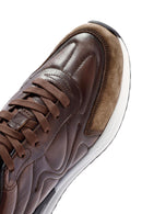 Men's Brown Lace-Up Leather Sneaker | Derimod