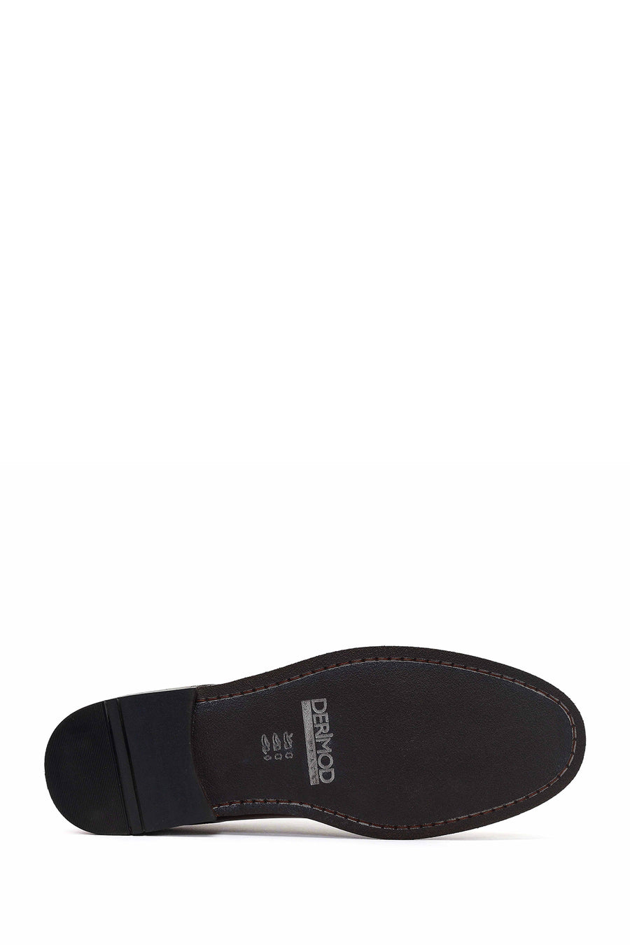 Derimod Black Male Brown Lace-Up Leather Classic Shoes