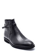 Men's Leather Buckle Detailed Casual Boots | Derimod