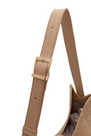 Woman Mink Printed Shoulder Bag | Derimod