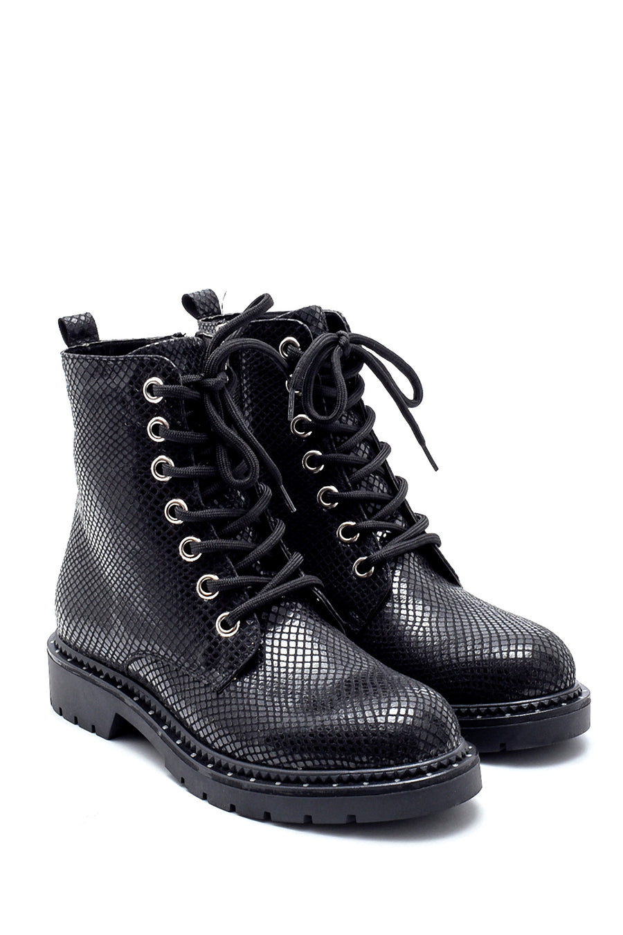 Women's Snakeskin Patterned Boots