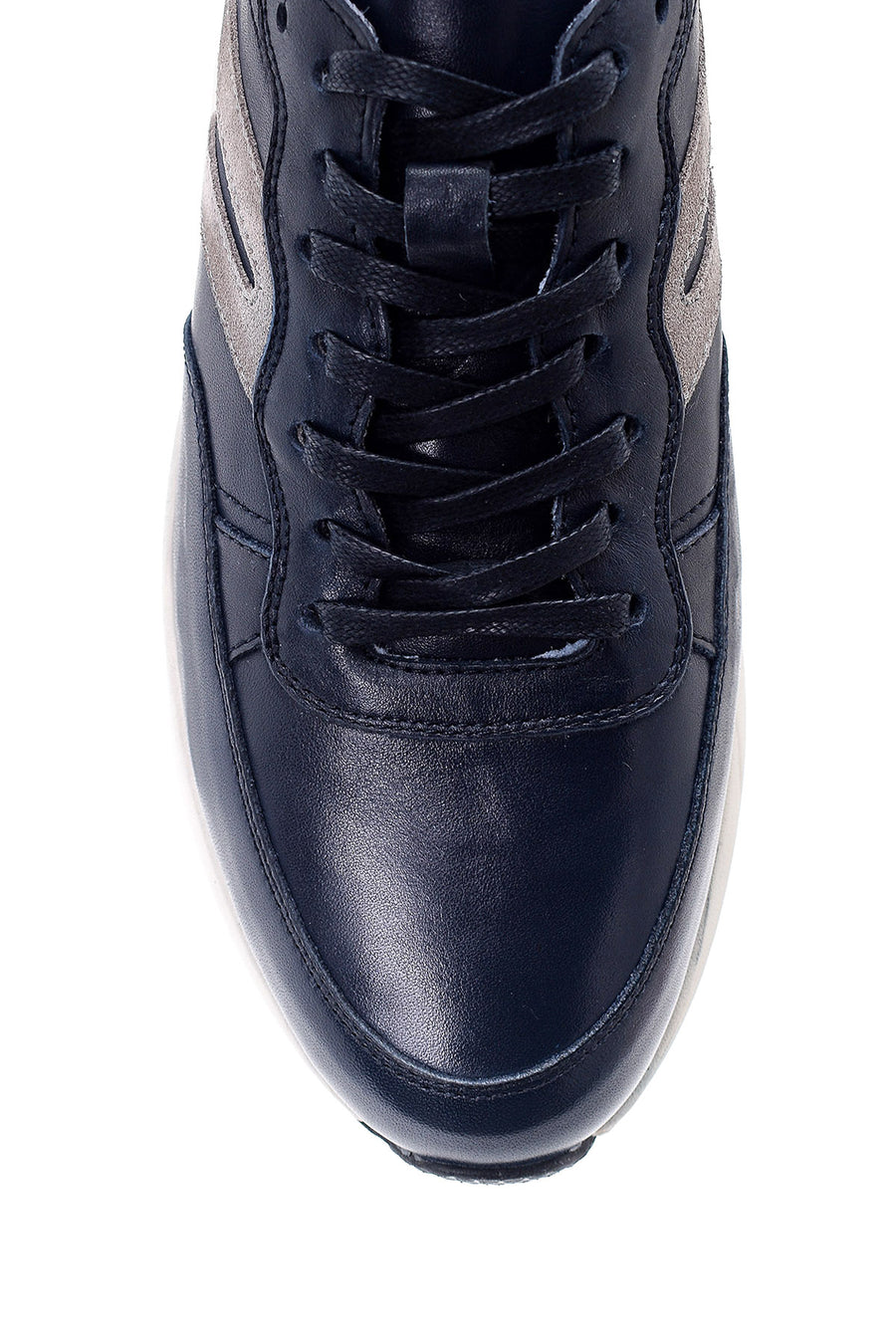 Men's Suede Detailed Leather Sneaker