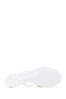 Woman White Floral Jelly Slipper | Derimod