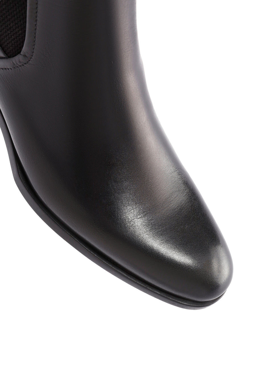 Men's Black Leather Chelsea Boots