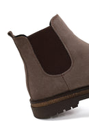 Male Mink Suede Chelsea Boots | Derimod